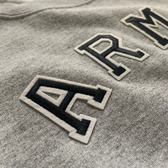 n e w |  gray army crewneck 🤍 - Picture 10 of 10